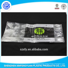 Transparent Side Gusset Printed Flat Open Packing Bag